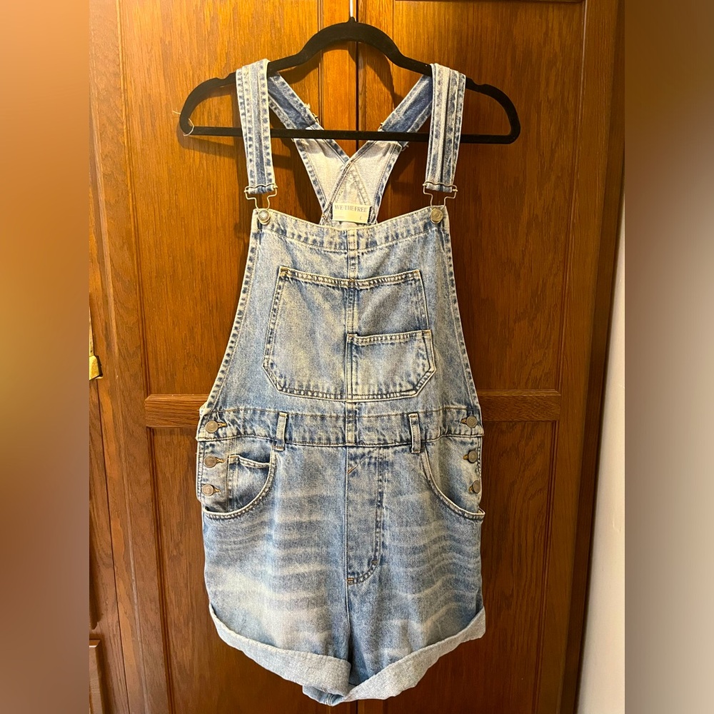 Used Free People Ziggy Shortalls- Size L